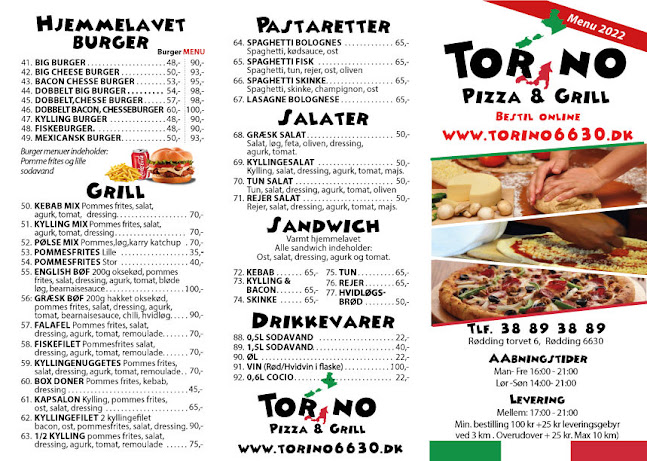 Opinii despre TORINO PIZZA &GRILL în Rødding - Gastronomi og hotelvirksomhed