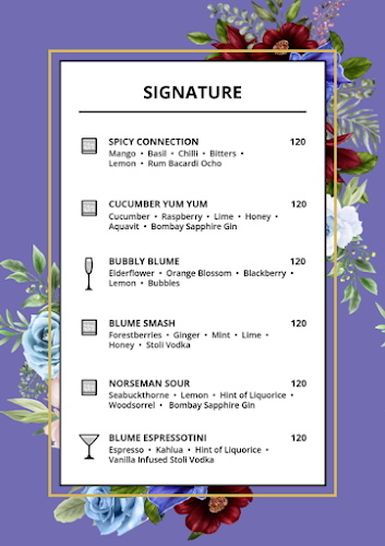 Blume - Gastronomi og hotelvirksomhed