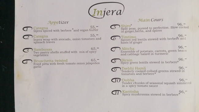 Opinii despre Injera în København - Gastronomi og hotelvirksomhed