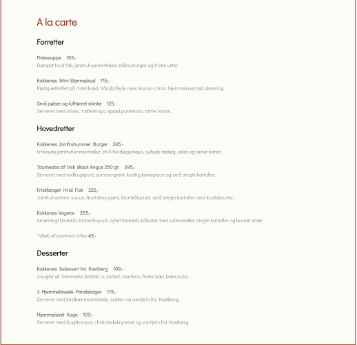 Cafe & Restaurant Kokkenes - Skagen