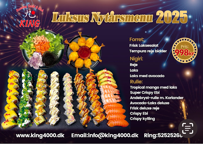 Opinii despre King Running Sushi & Wok în Roskilde - Gastronomi og hotelvirksomhed