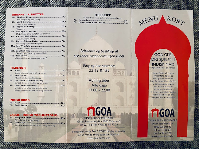 Opinii despre Restaurant Goa în Odense - Gastronomi og hotelvirksomhed