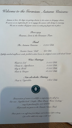 Geranium - Gastronomi og hotelvirksomhed