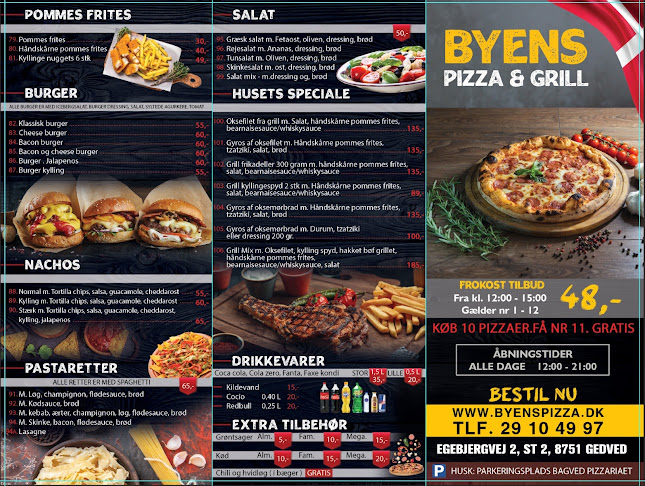 Byens Pizza og grill - Gedved