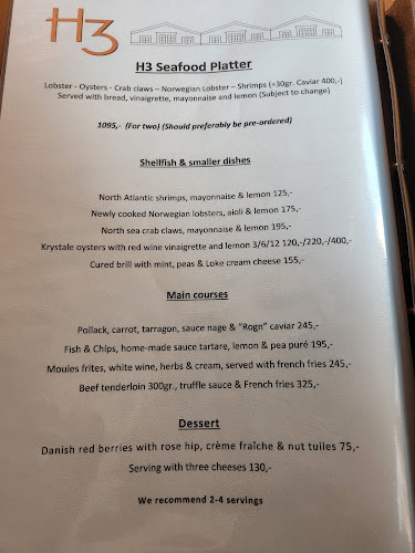 Opinii despre H3 Fiskerestaurant în København - Gastronomi og hotelvirksomhed