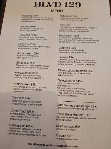 Opinii despre Boulevarden129 în København - Gastronomi og hotelvirksomhed