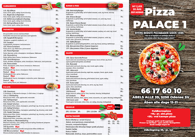 Opinii despre Pizza Palace Odense în Odense - Gastronomi og hotelvirksomhed