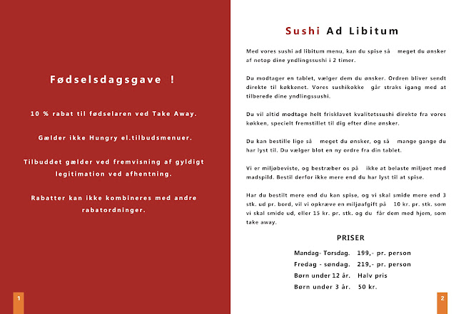 Egami Sushi ad libitum - Holstebro