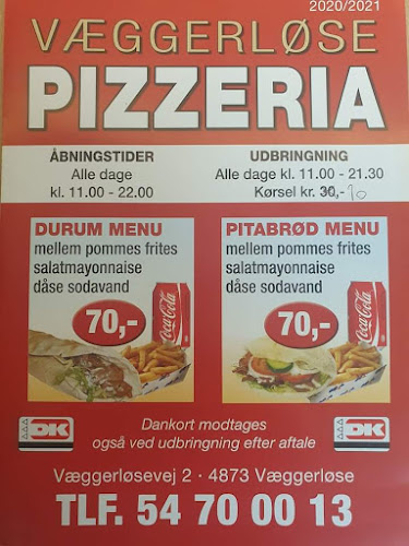 Comentarii opinii despre Væggerløse Pizzaria