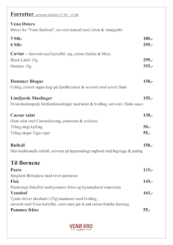 Venø Kro - Gastronomi og hotelvirksomhed