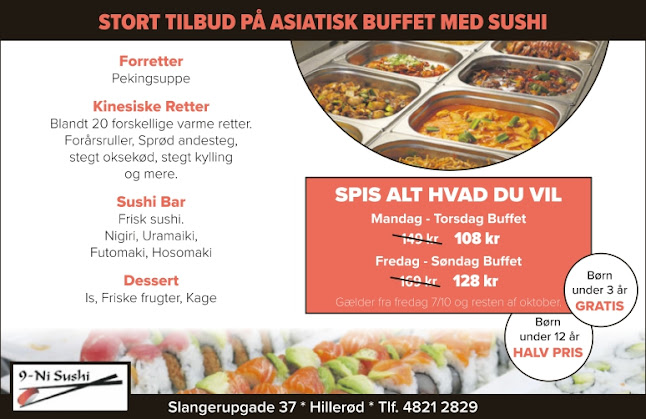 9-Ni Sushi - Hillerød
