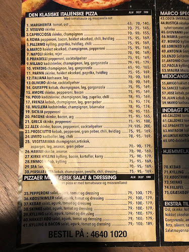 Marco Polo Pizzeria - Kirke Hyllinge - Gastronomi og hotelvirksomhed