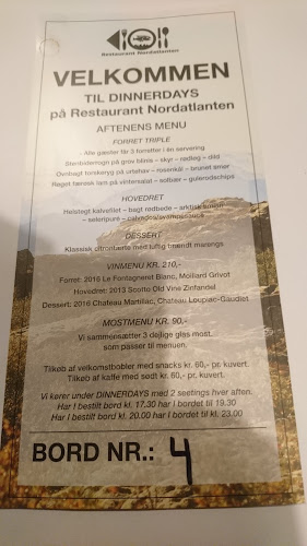 Restaurant Nordatlanten - Gastronomi og hotelvirksomhed
