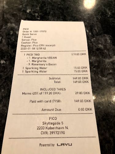 Pico Pizza Nørrebro - Gastronomi og hotelvirksomhed