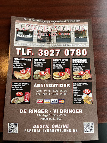 Opinii despre Esperia - Lyngbyvejens Pizzaria în København - Gastronomi og hotelvirksomhed