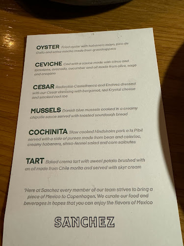 Sanchez - Gastronomi og hotelvirksomhed