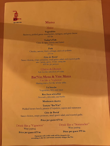 Opinii despre Bar'Vin în København - Gastronomi og hotelvirksomhed