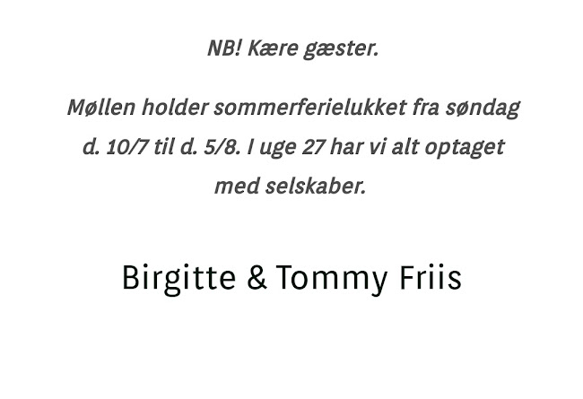 Restaurant Thors Mølle