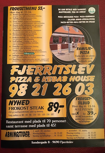 Comentarii opinii despre Fjerritslev Pizza & Kebabhouse I/S