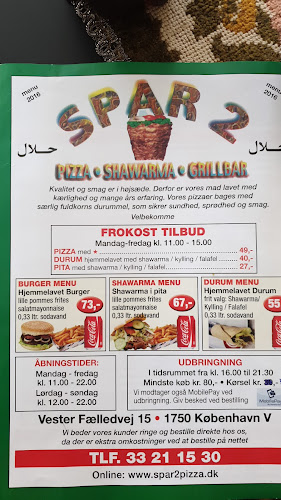 Spar 2 pizza - Gastronomi og hotelvirksomhed