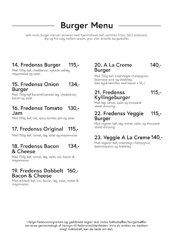 Opinii despre Restaurant Fredenss în Fredensborg - Gastronomi og hotelvirksomhed