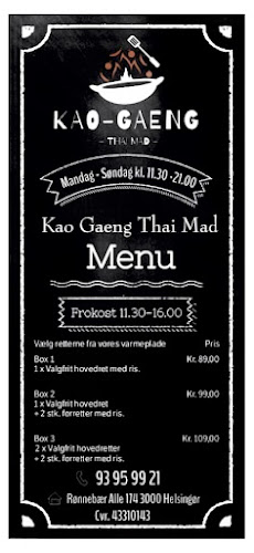 Kao Gaeng - Gastronomi og hotelvirksomhed