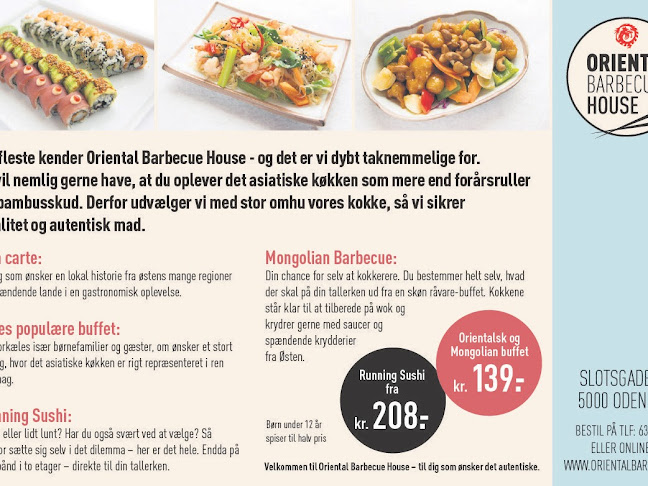 Opinii despre Oriental Barbecue House og Running Sushi în Odense - Gastronomi og hotelvirksomhed