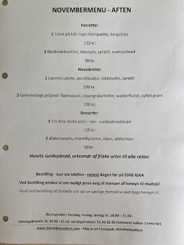 Opinii despre Det Vilde Køkken în Nykøbing Sjælland - Gastronomi og hotelvirksomhed