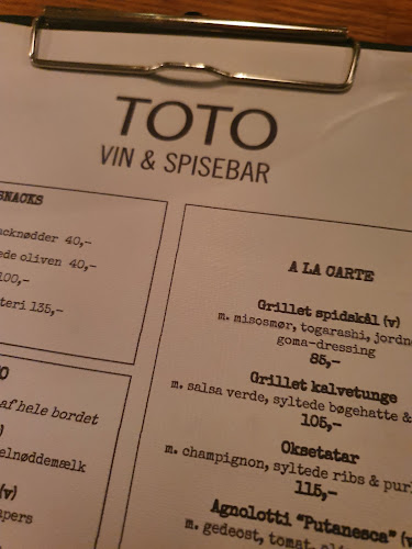 Opinii despre Toto Vin & Spisebar în København - Gastronomi og hotelvirksomhed