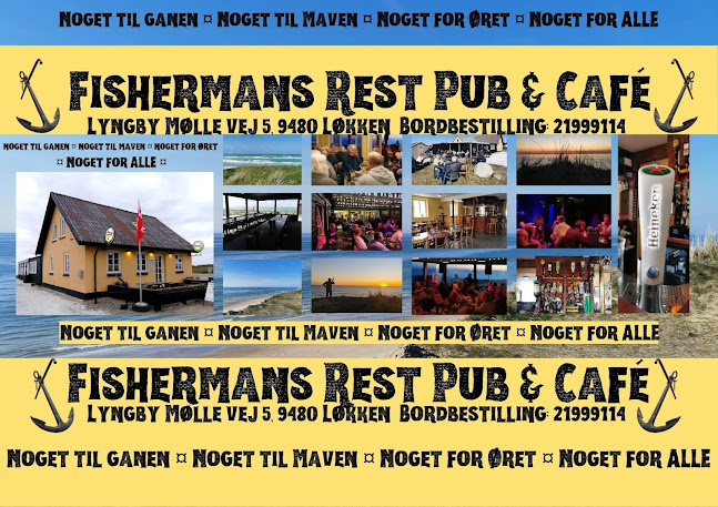 Opinii despre Fisherman's Rest Pub Café Nr. Lyngby în Løkken - Gastronomi og hotelvirksomhed