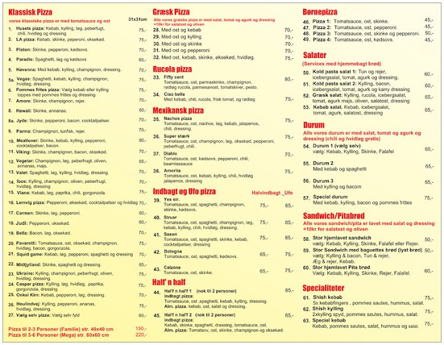 Ny Havanna Pizza Lemvig