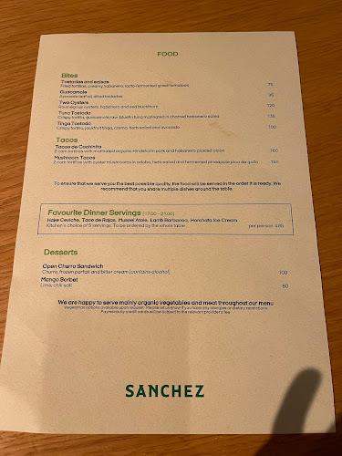 Opinii despre Sanchez în København - Gastronomi og hotelvirksomhed