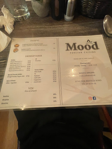 Cafe mood . Mood Persian Cuisine - Gastronomi og hotelvirksomhed