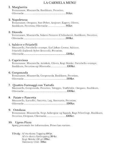 Opinii despre Pizzeria La Carmela în København - Gastronomi og hotelvirksomhed