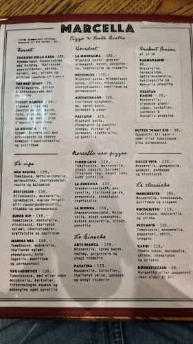 Marcella Pizza & Pasta - Restaurant Roskilde