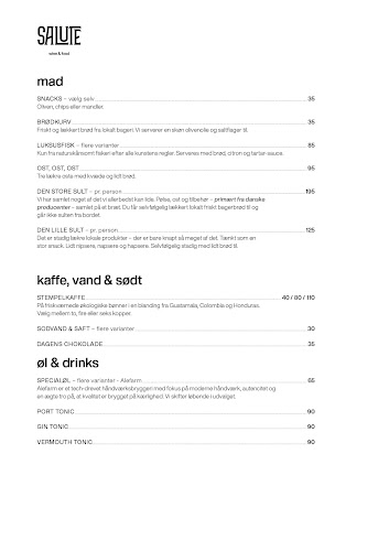 SALUTE | wine & food - Gastronomi og hotelvirksomhed