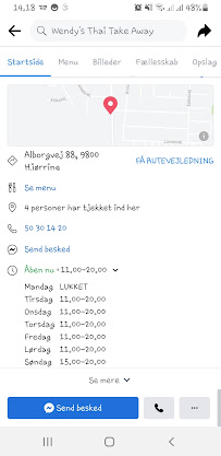 Wendy's Thai Take Away & Grill - Gastronomi og hotelvirksomhed