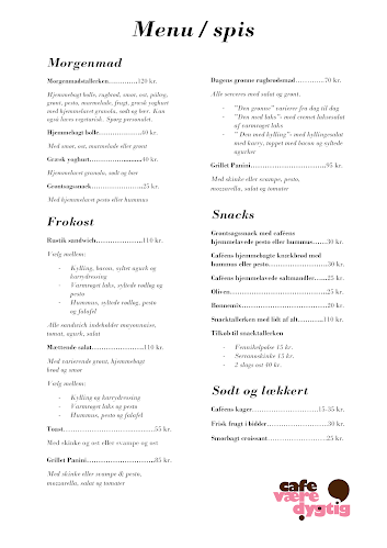 Café Væredygtig - Gastronomi og hotelvirksomhed