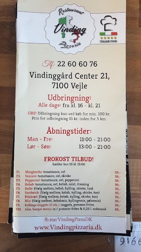 Opinii despre Vinding Restaurant & Pizza în Vejle - Gastronomi og hotelvirksomhed